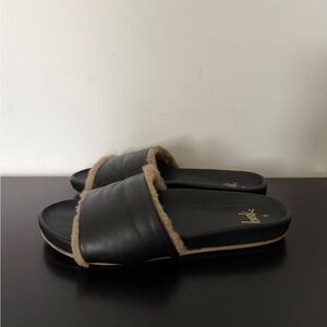 Beek Gallito Shearling Slide Sandal